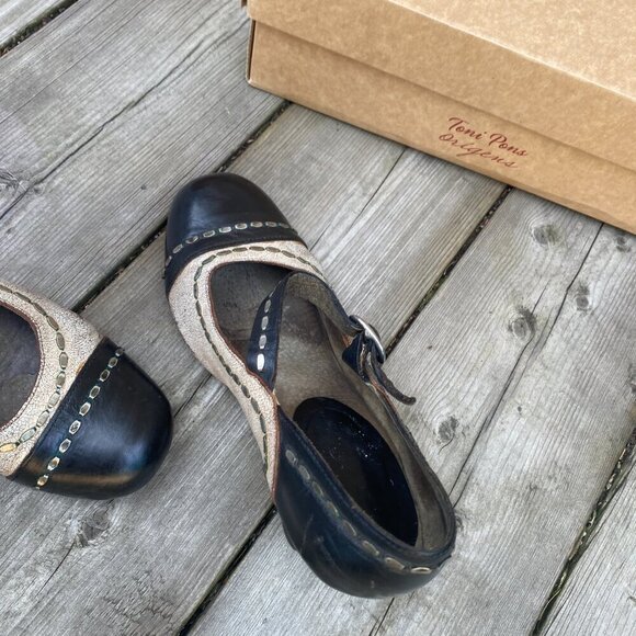 Vintage 90s Toni Pons Tan High Heels Size 36 - Picture 14 of 14